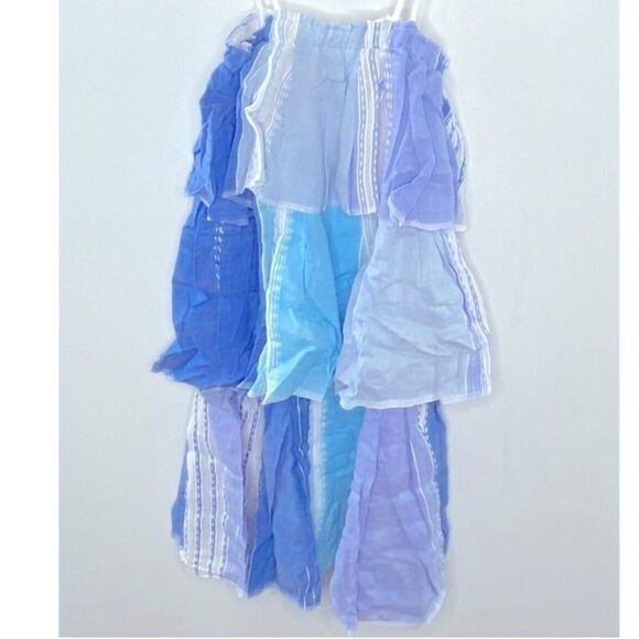 Lemlem Womens Esthal Colorblock Short Dress Swim Cover-up Blue XS $495, swim New - Picture 9 of 13